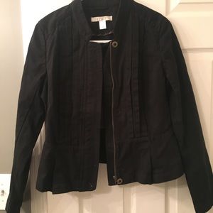Ann Taylor Loft Jacket Size 8 Black
